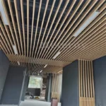 Entrance Hall Wood Grain Aluminum Ceiling