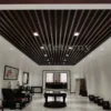 Aluminum Baffle Ceiling for Home Tea Space