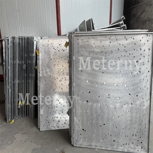 Mixed Aperture Perforated Aluminum Façade Panels