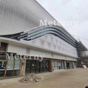 3D Ripple Perforierte Aluminium-Fassadenpaneele