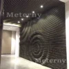 3D Curved Wave Pattern Slat Aluminum Facade