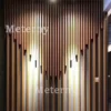 Aluminum Vertical Slat Tube for Indoor Facade
