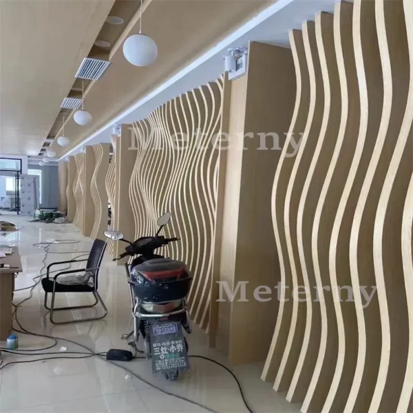 Волнистая алюминиевая квадратная труба для коридора