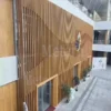 Linear Aluminum Cladding for Vertical Facade