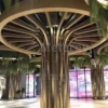 Tree-shaped Aluminum Column Hanging Plants
