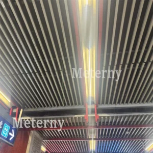 Hanging Aluminum Strip Ceiling for Interiors