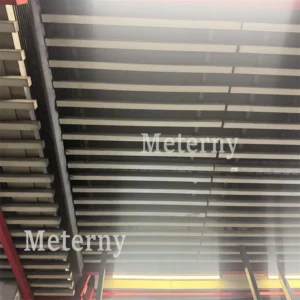 Powder Coated Aluminum Strip Ceiling for Transit Hubs