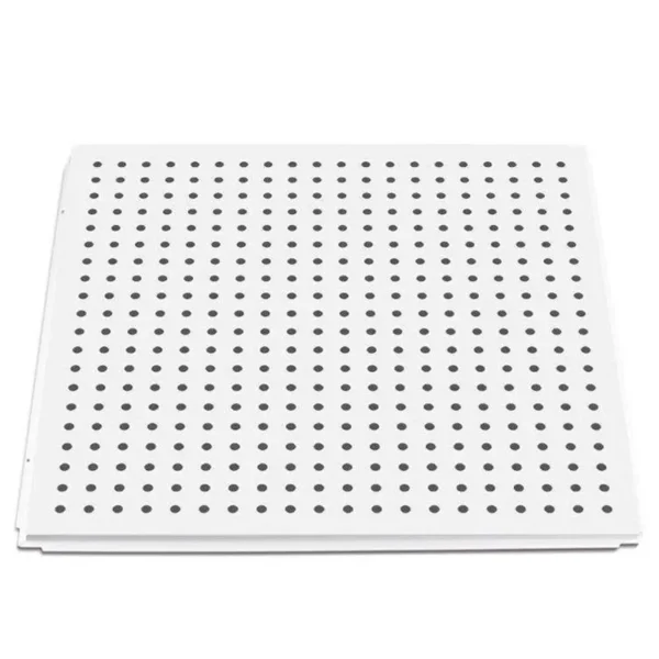 Panneau de plafond à clipser en aluminium perforé
